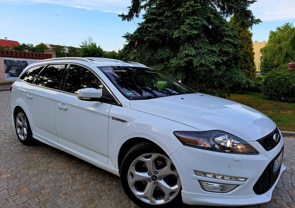 Ford Mondeo cena 40499 przebieg: 215274, rok produkcji 2014 z Chojnów małe 781